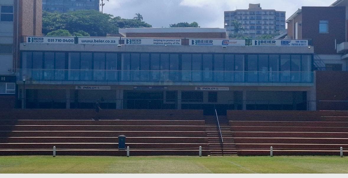 The Memorial Pavilion above Van Heerden’s Field