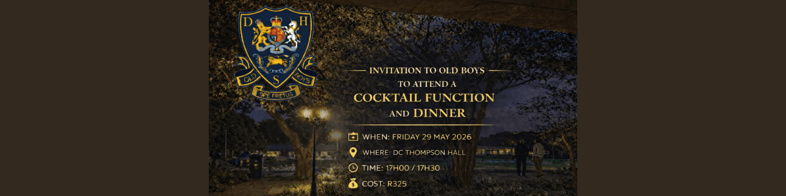 Reunion & Old Boys Dinner