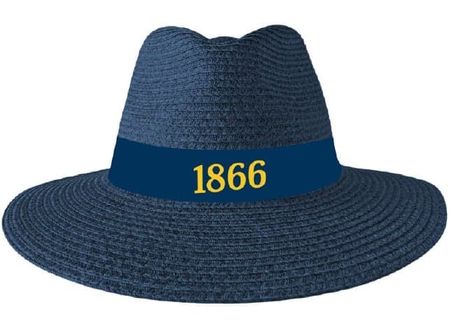 Panama Hat with school crest